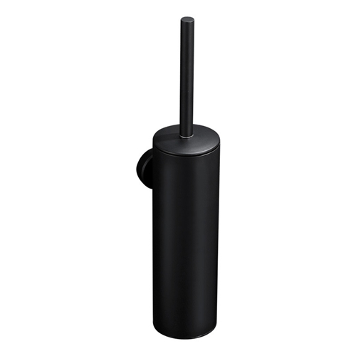 Stainless Steel Black Finish Toilet Brush with Holder