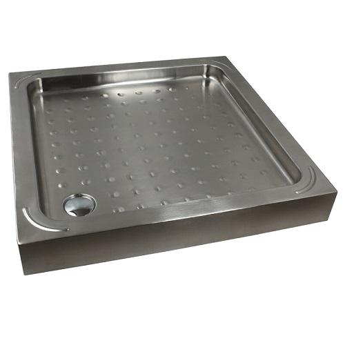 Stainless Steel Recessed Shower Tray 700x700mm