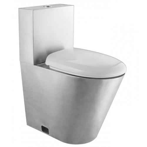 YingYe Stainless Steel Floor Standing Toilet With Seat Cover And Cistern
