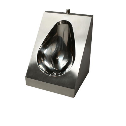 Stainless Steel Wall-Hung Urinal for Public Washrooms 