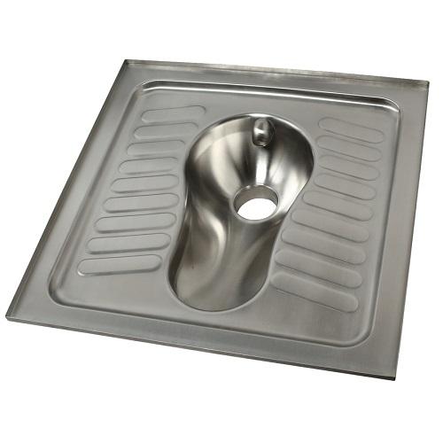 700x700mm Stainless Steel Squatting Pan Popular for Asia Market