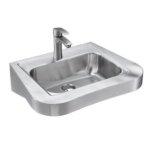 Stainless Steel Wash Basin Sink for The Handicapped