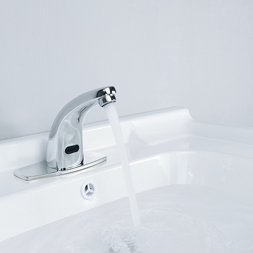 Commercial Bathrooms Auto Sensor Single Cold Faucet