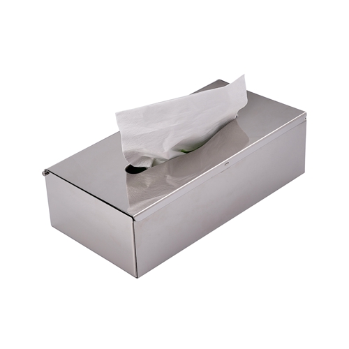 Stainless Steel Desktop Tissue Paper Box Dispenser