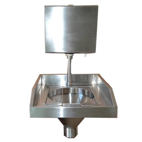 Superior Quality Commercial Grade 304 Stainless Steel Hospital Sluice Sink with Cistern and Drainer