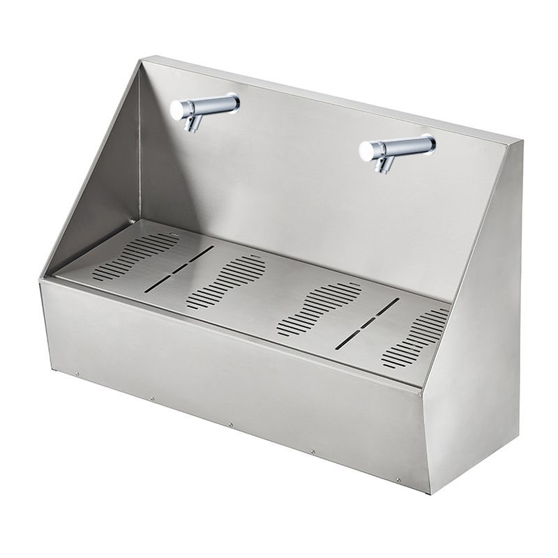 Superior Quality Heavy Duty Stainless Steel Wudu Foot Wash Trough Two Station Sink