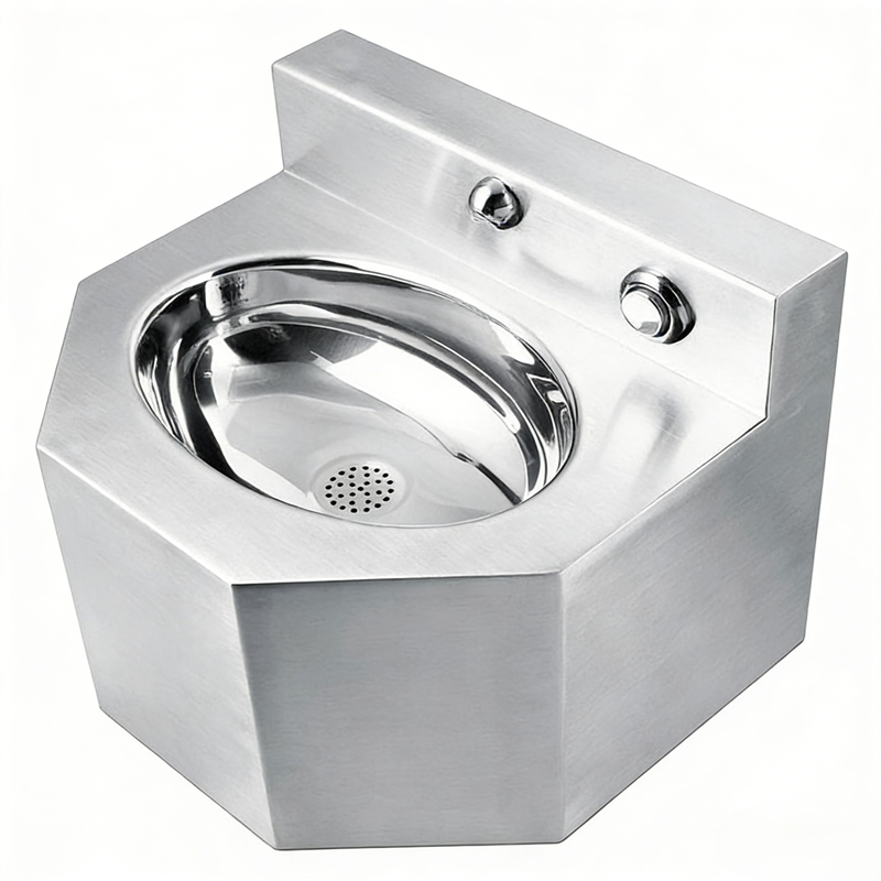 Vandal Resistant Multi-Sided Stainless Steel Security Wash Basin 