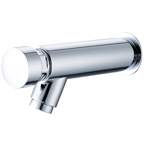 In Wall Mounted Solid Brass Self-Closing Single Cold Water Tap 