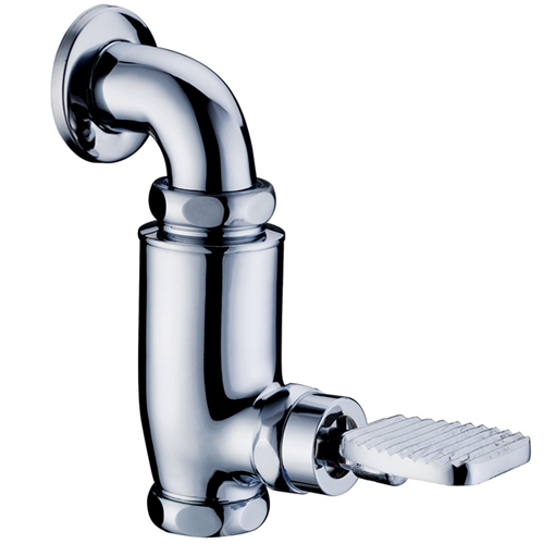 Brass Toilet Flushometer Pedal Foot Step Water Closet Flushing Valve