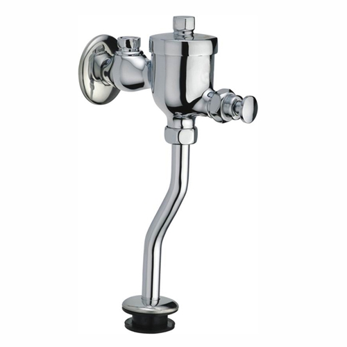 Solid Brass Chrome Plated Hand Press Urinal Flusher