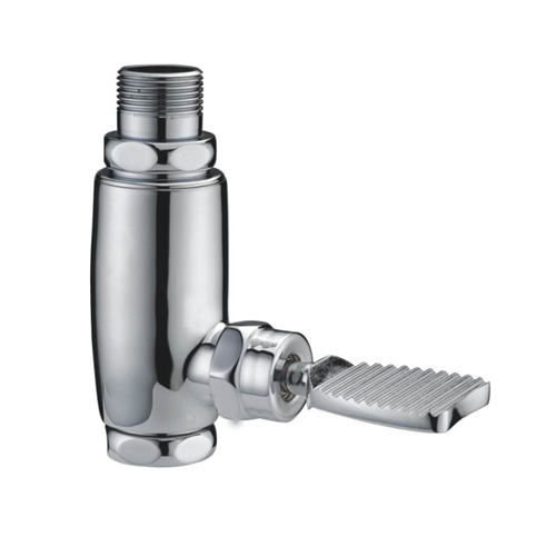 WC Flushometer Foot Pedal Self-Closing Toilet Flush Valve
