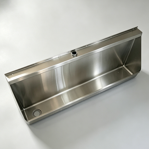 Stainless Steel Wall-hung Urinal Trough 600mm to 3000mm