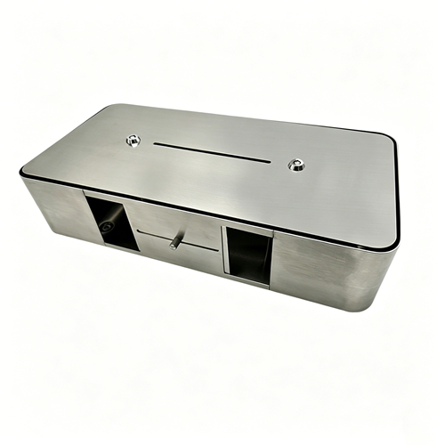 Stainless Steel Wall Mounted Twin Jumbo Roll Toilet Tissue Dispenser