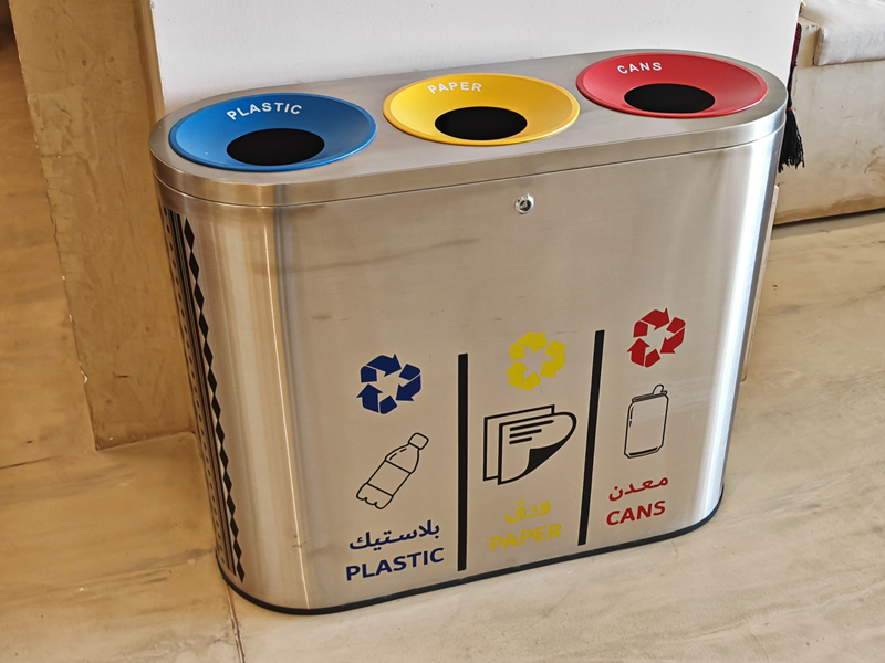 Stainless Steel Recycling Bins