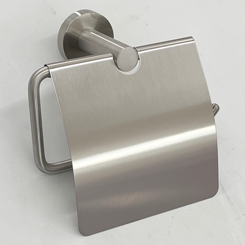 Stainless Steel Toilet Roll Paper Holder with Dust-Proof Lid