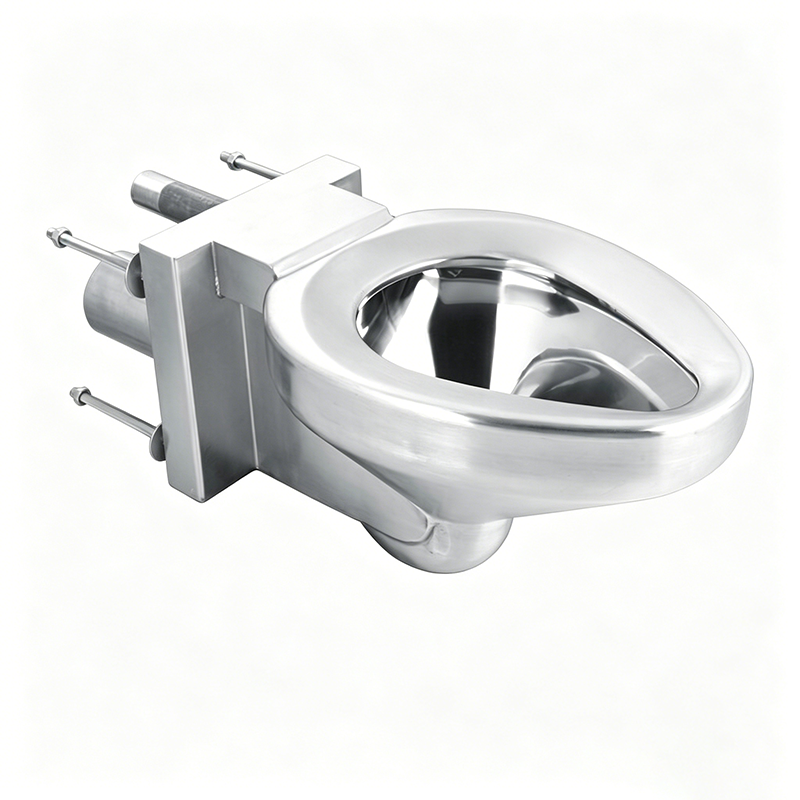 Heavy Duty Security Stainless Steel Wall Hung P-Trap Toilet for Jails 