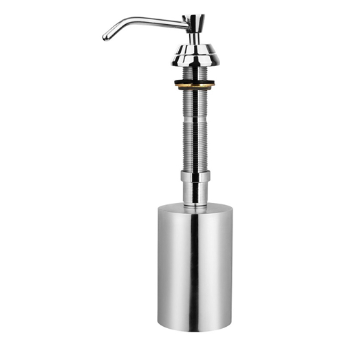 Brass Pump 304 Stainless Steel Shiny Finish Kitchen Sink Soap Dispenser 500ml  