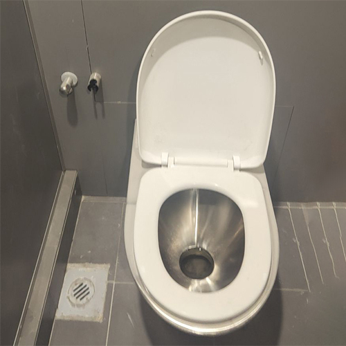 Stainless Steel Satin Finish Floor Standing Toilet for Commercial Washrooms